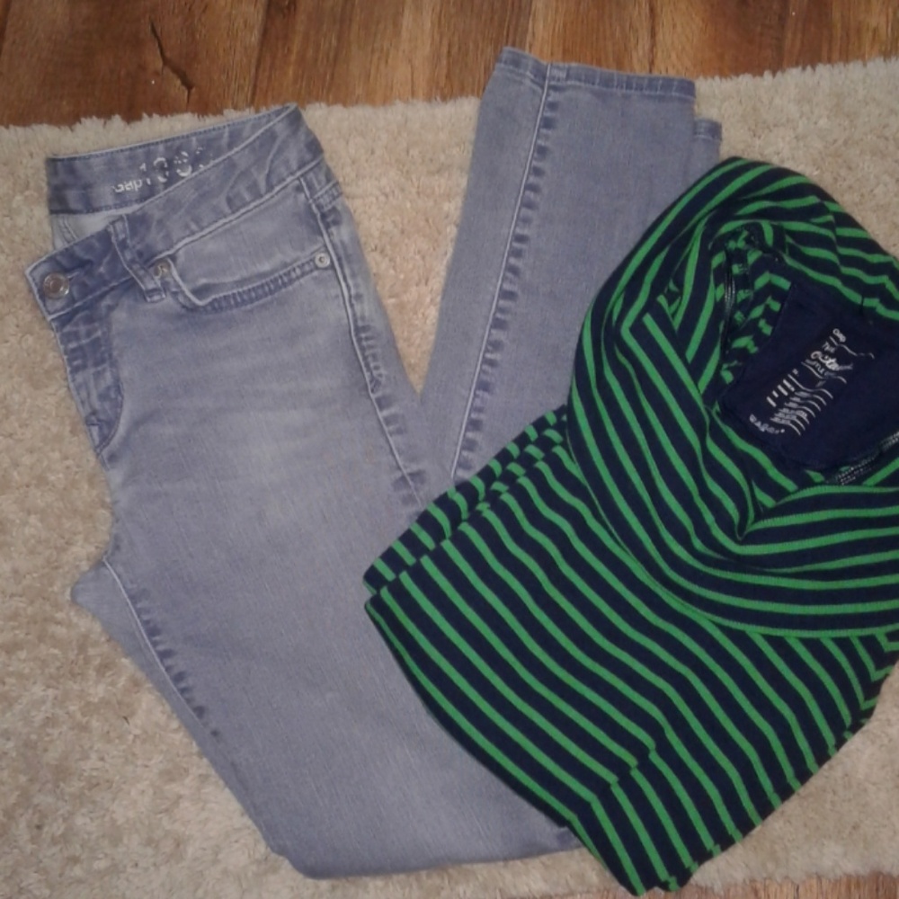 GAP 1969 Gray Always Skinny 25r Jeans